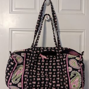 Vera Bradley Retired Elephant print medium duffel bag